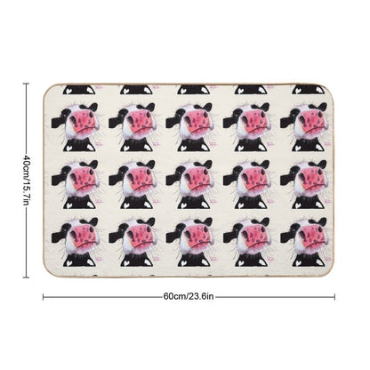 COW PRiNT  'BETTY BLUEBERRY' BY SHIRLEY MACARTHUR  Versatile Bath Mat