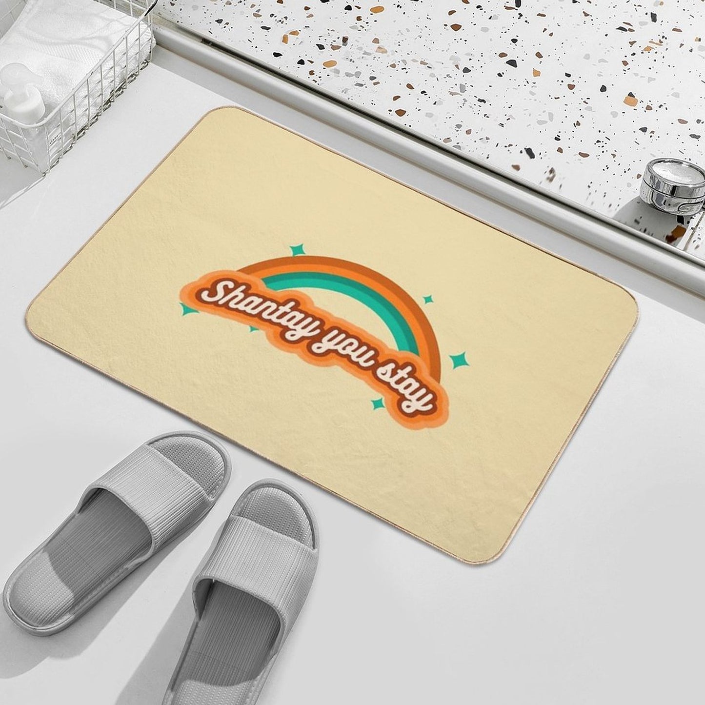 Shantay You Stay - Sparkle  Eco-Friendly Bath Mat
