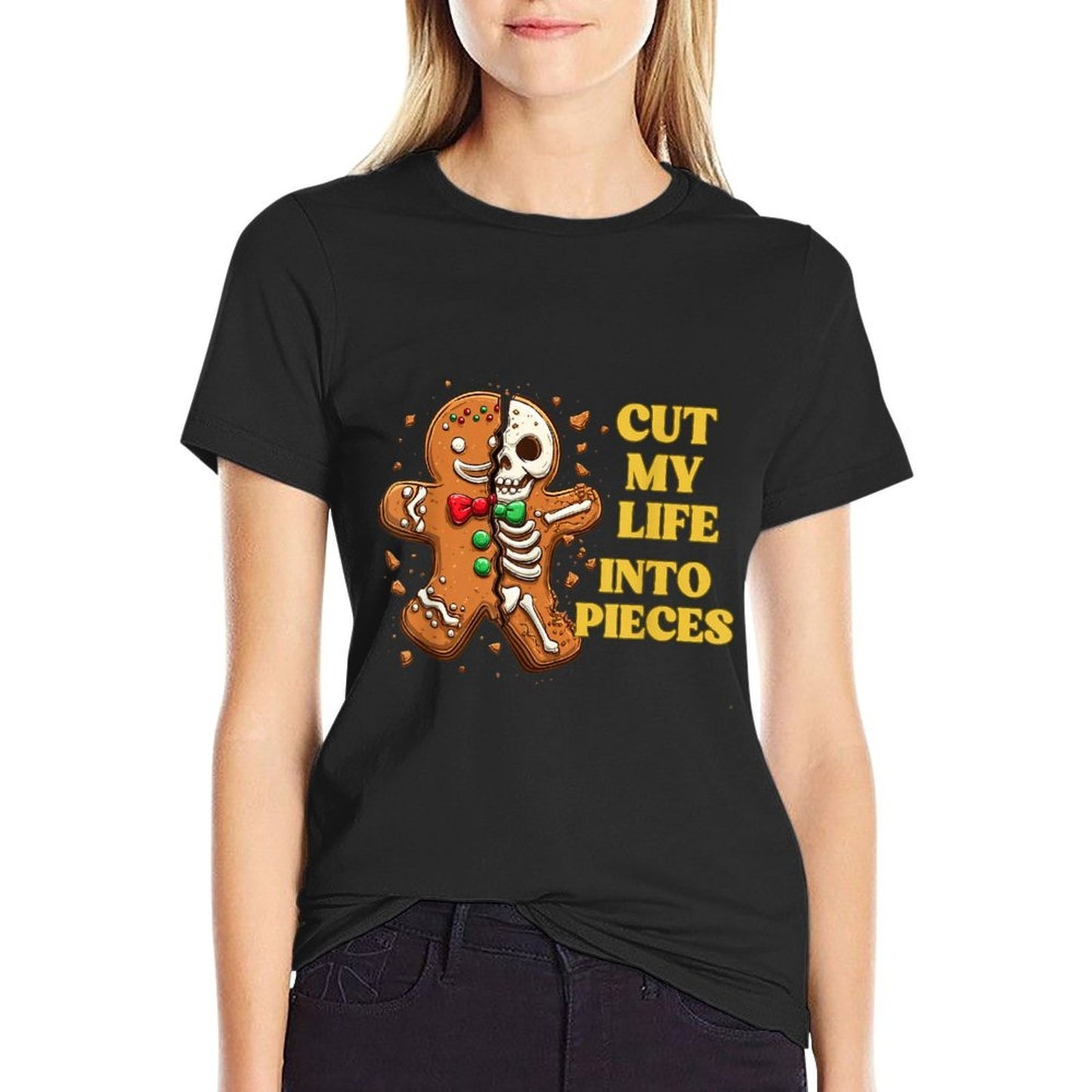 Cut My Life Into Pieces Gingerbread Christmas  Durable T-Shirt