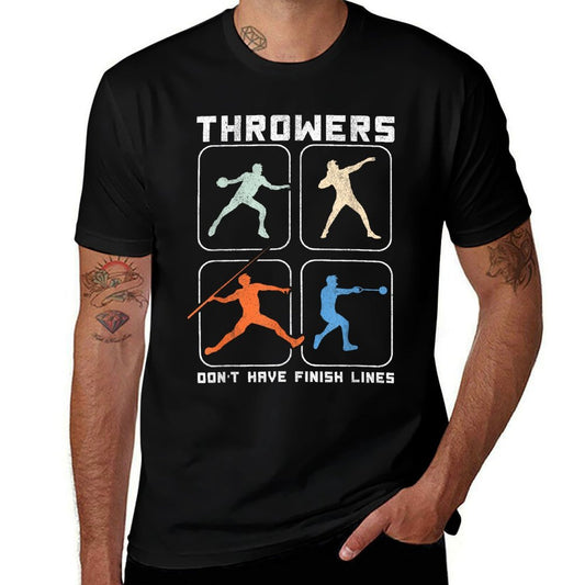 Throwers Dont Have Finish Lines Discus Javelin Shot Put  Soft T-Shirt