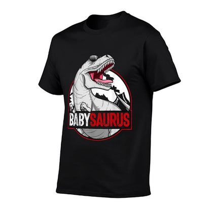Babysaurus T-Rex Matching Family Dinosaur Baby Saurus  Soft T-Shirt