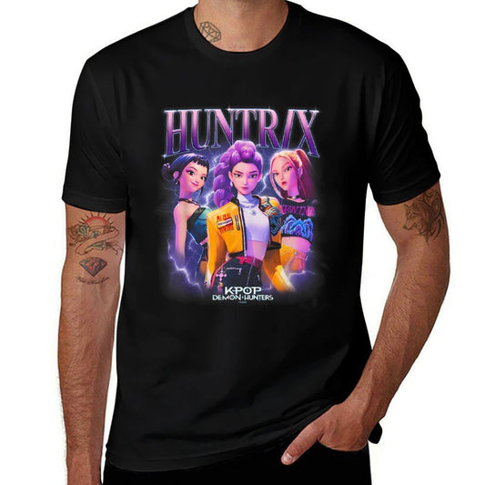 KPop Demon Hunters Huntrix Heartthrob Officially Licensed  Heathered Texture T-Shirt