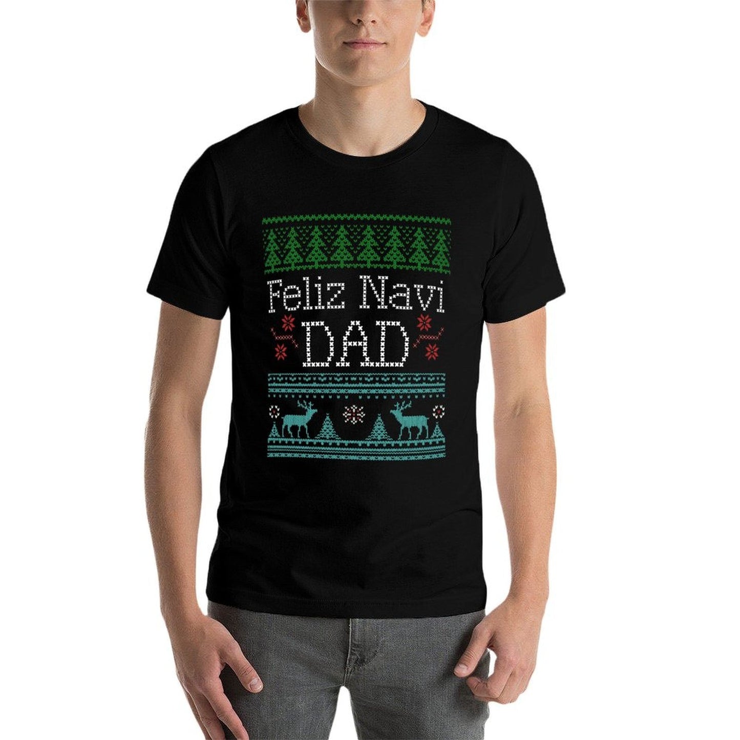 Christmas Feliz Navi Dad Xmas Pun  Affordable Price T-Shirt