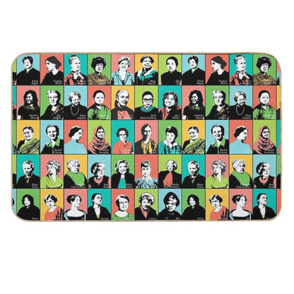 Feminist Icons  Easy Maintenance Bath Mat