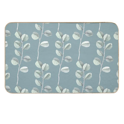 Eucalyptus Pattern  Non-Slip Bath Mat