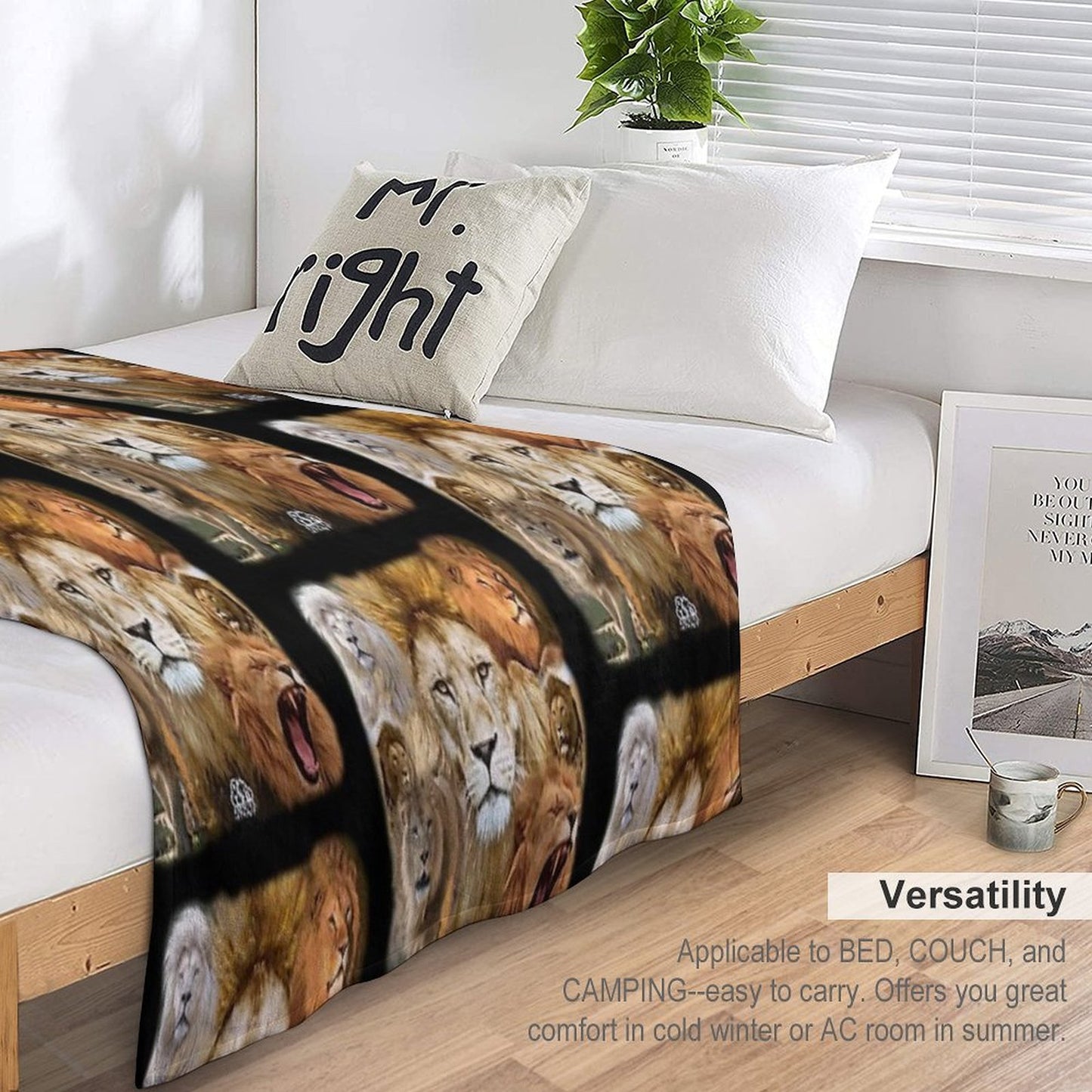 The Humble Lions - Lions Velvety-soft Throw Blanket