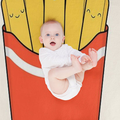 Best Fries Lightweight Throw Blanket