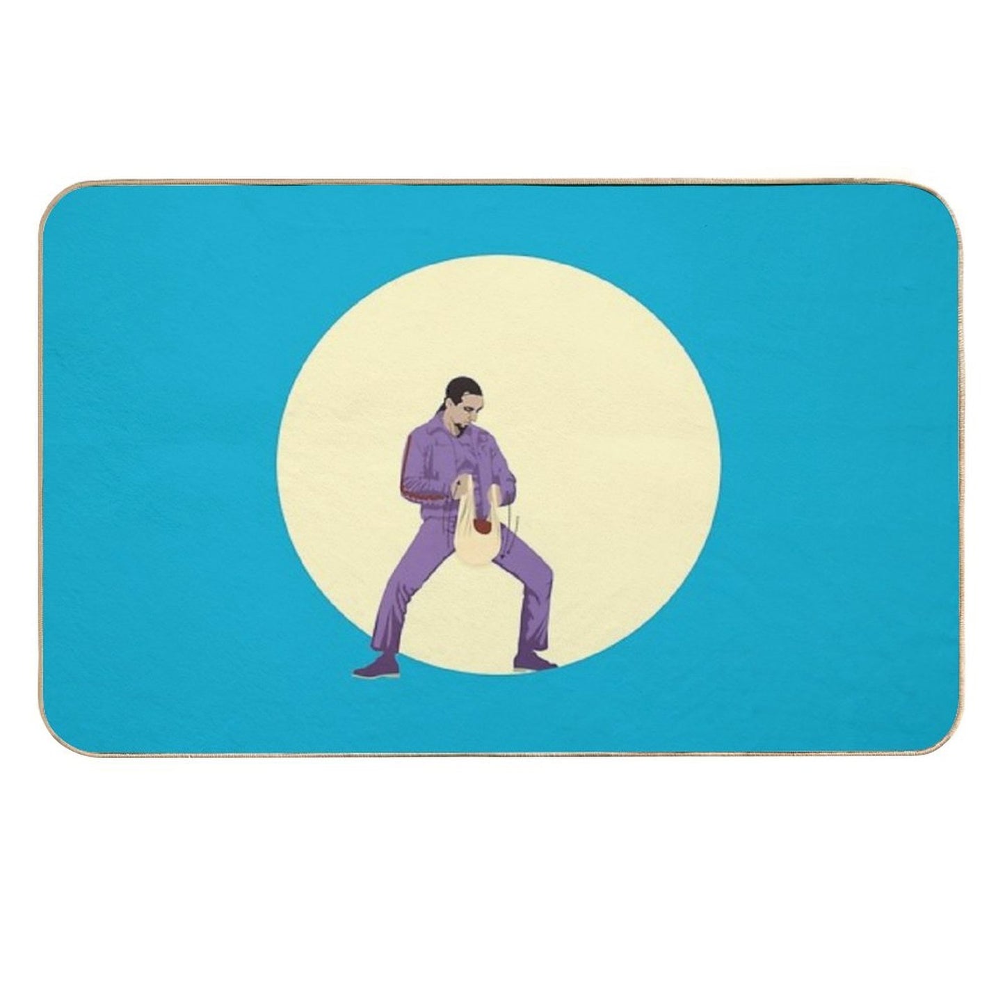 Jesus The Big Lebowski  Easy Maintenance Bath Mat