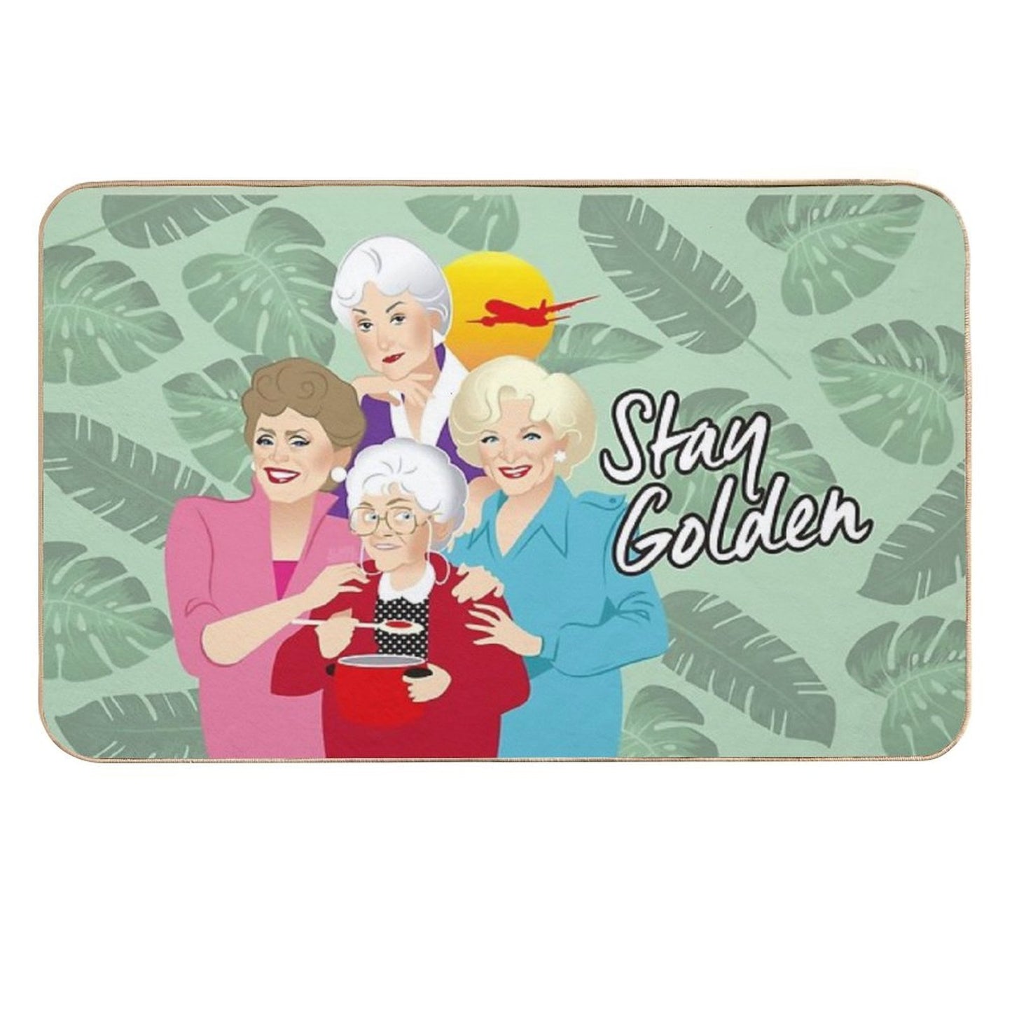 Stay Golden  Dirt-Trapping Bath Mat