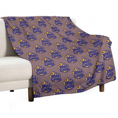 White Castle Logo Lightweight Throw Blanket