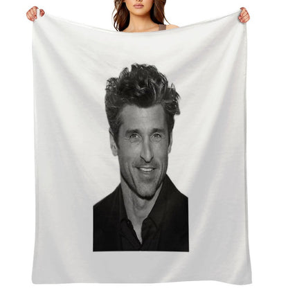 Patrick Dempsey Sustainable Throw Blanket