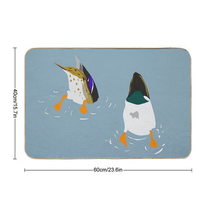 Bottoms Up!  Repositionable Bath Mat