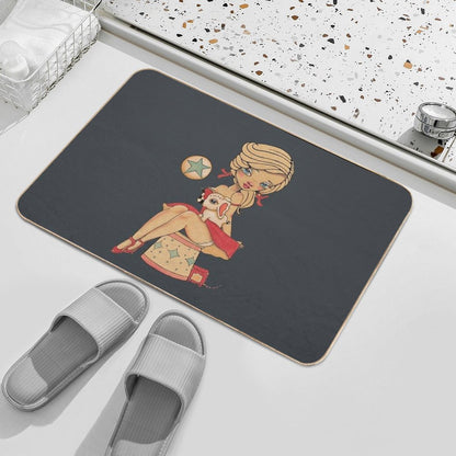 Come, Run Away with Me  Non-Slip Bath Mat