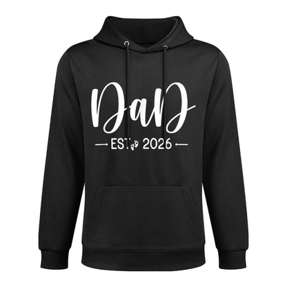 Dad Est 2026 New Dads And Moms Matching Father To Be 2026 Colorfast Hoodie
