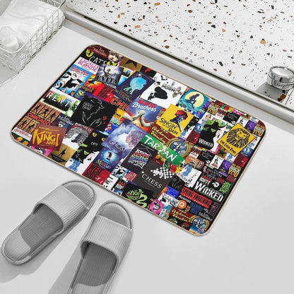 Musicals Collage IV Original  High-Traffic Bath Mat