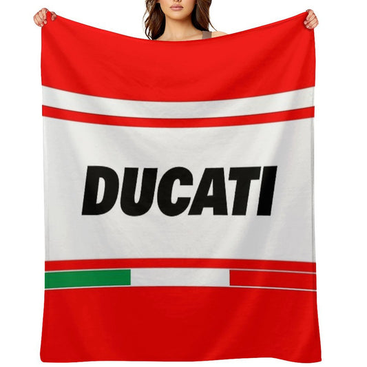 DUCATI Flag Multi-functional Throw Blanket