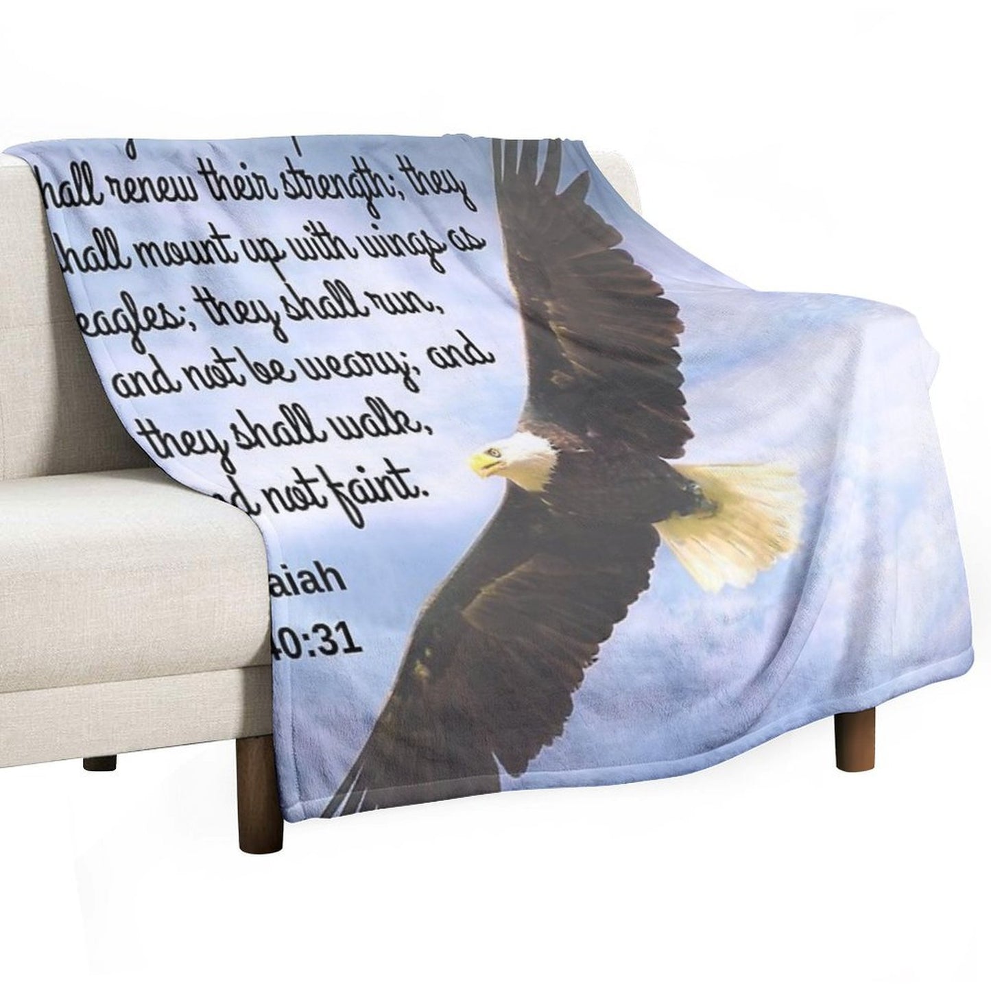 Isaiah 4031 Gift-ready Throw Blanket