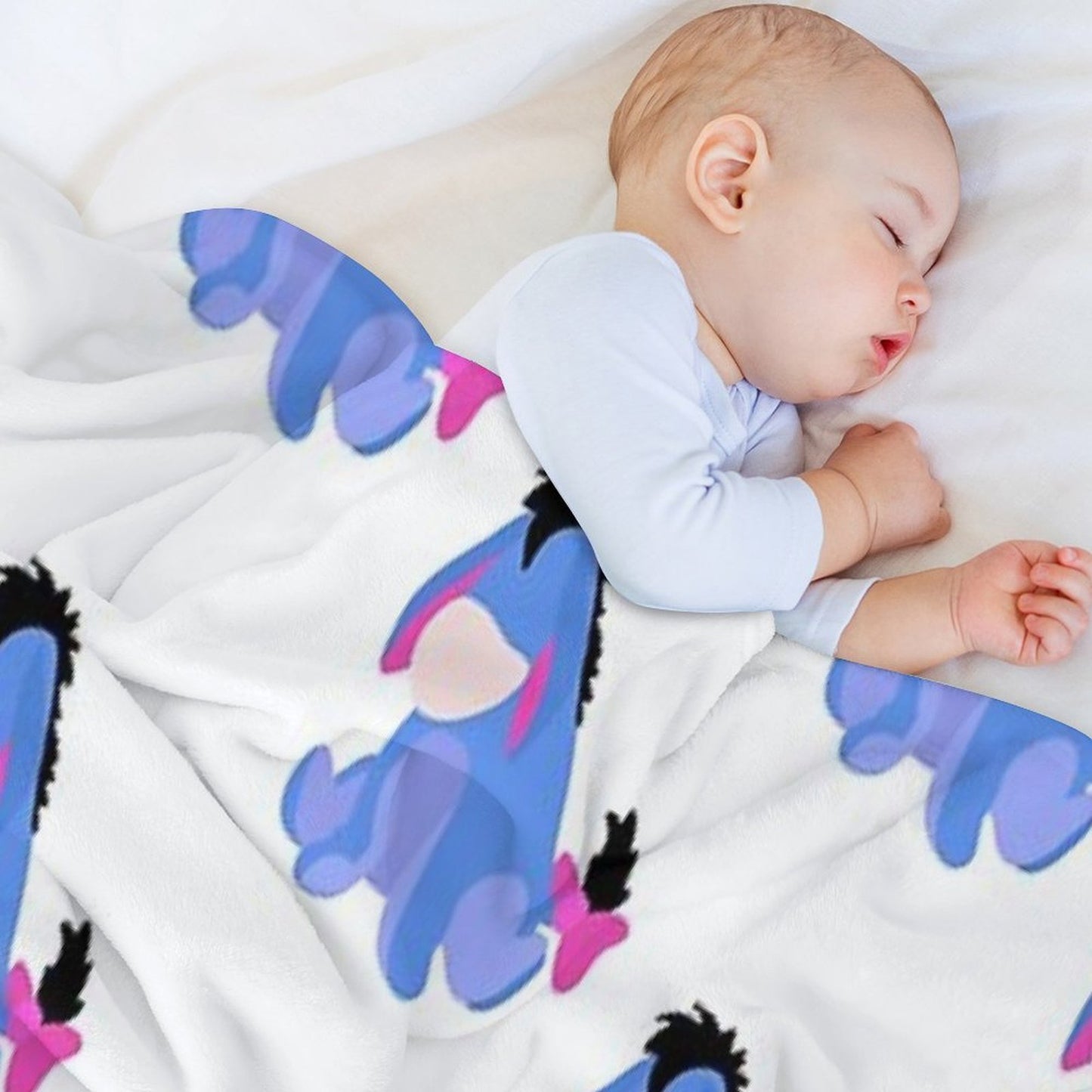 Sad Donkey Velvety-soft Throw Blanket
