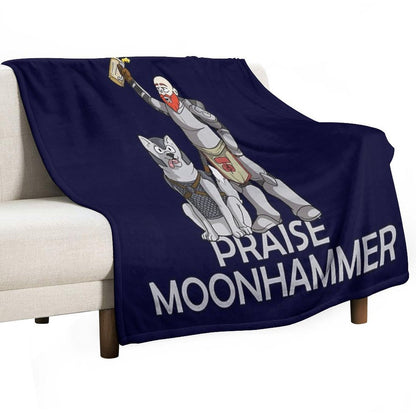 Praise Moonhammer! Gift-ready Throw Blanket