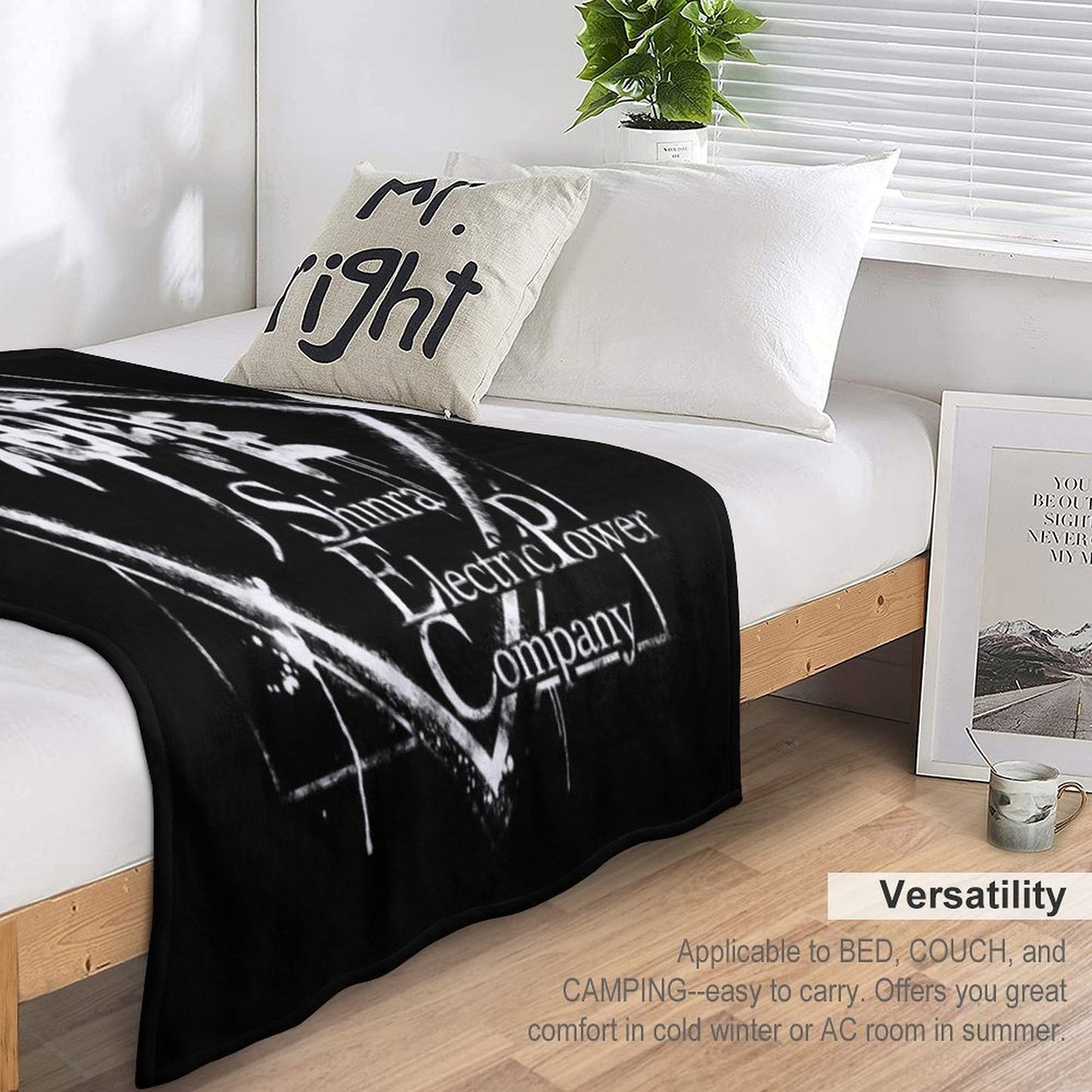 Shinra Inc Comfort Throw Blanket