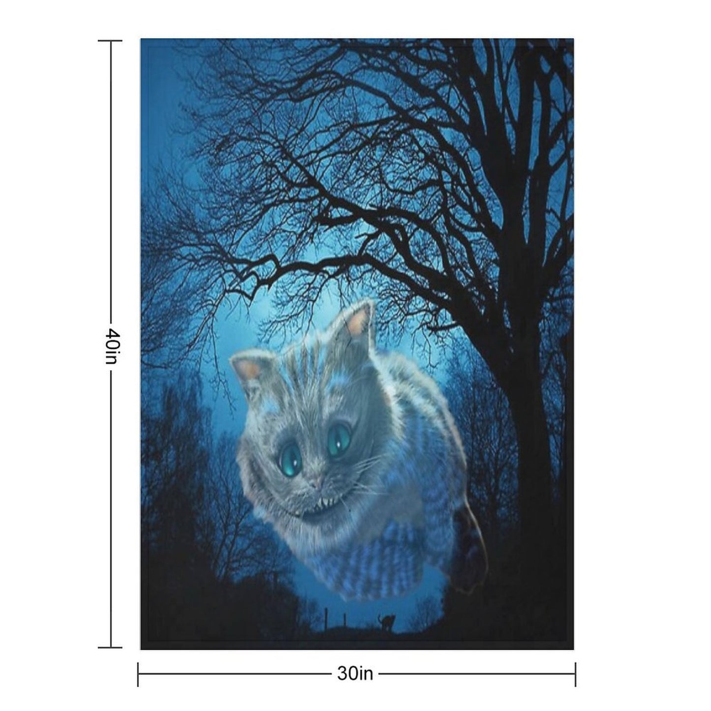 ~ The Cheshire Cat ~ Lightweight Throw Blanket