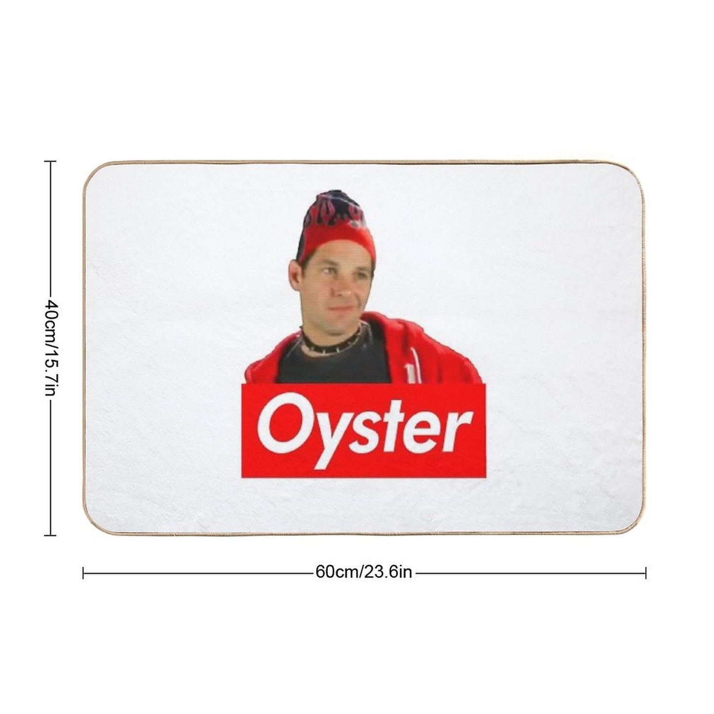 Oyster Smiling  Easy To Clean Bath Mat
