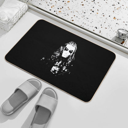 Black Metal Cult  Rapid-Drying Bath Mat