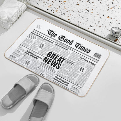 The Good Times Vol. 1, No. 1  Fade-Resistant Bath Mat