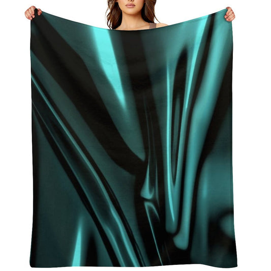 Most Sold  Silk Wave Design Wrinkle-free Throw Blanket