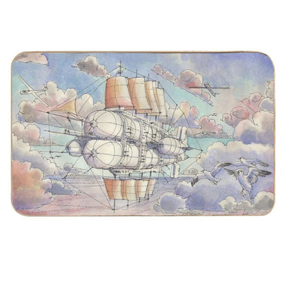 Il Veliero Volante  Rapid-Drying Bath Mat