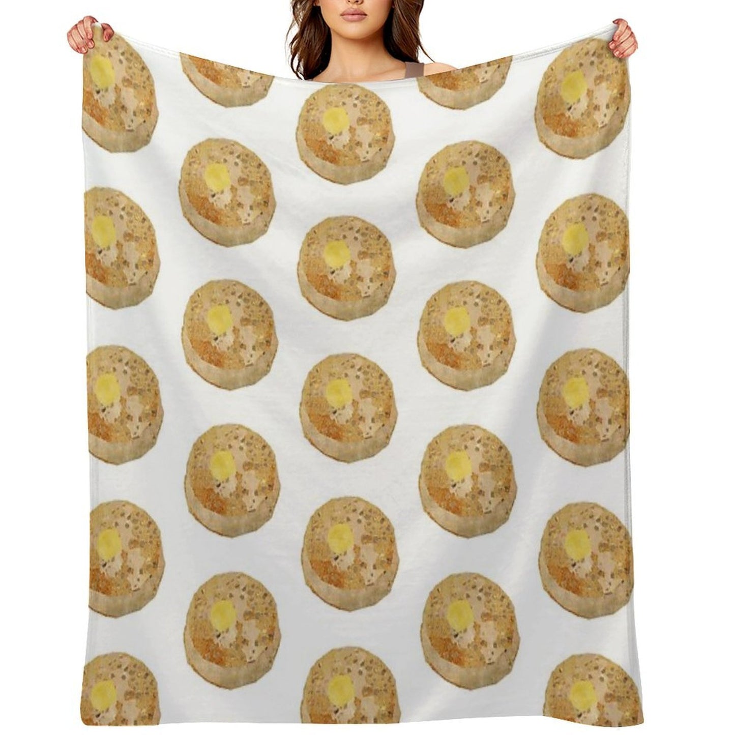 Crumpet Comfort Throw Blanket