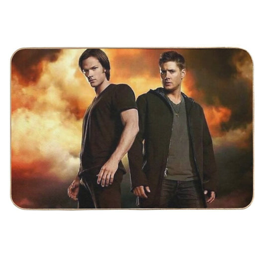 Brothers Winchesters  Repositionable Bath Mat