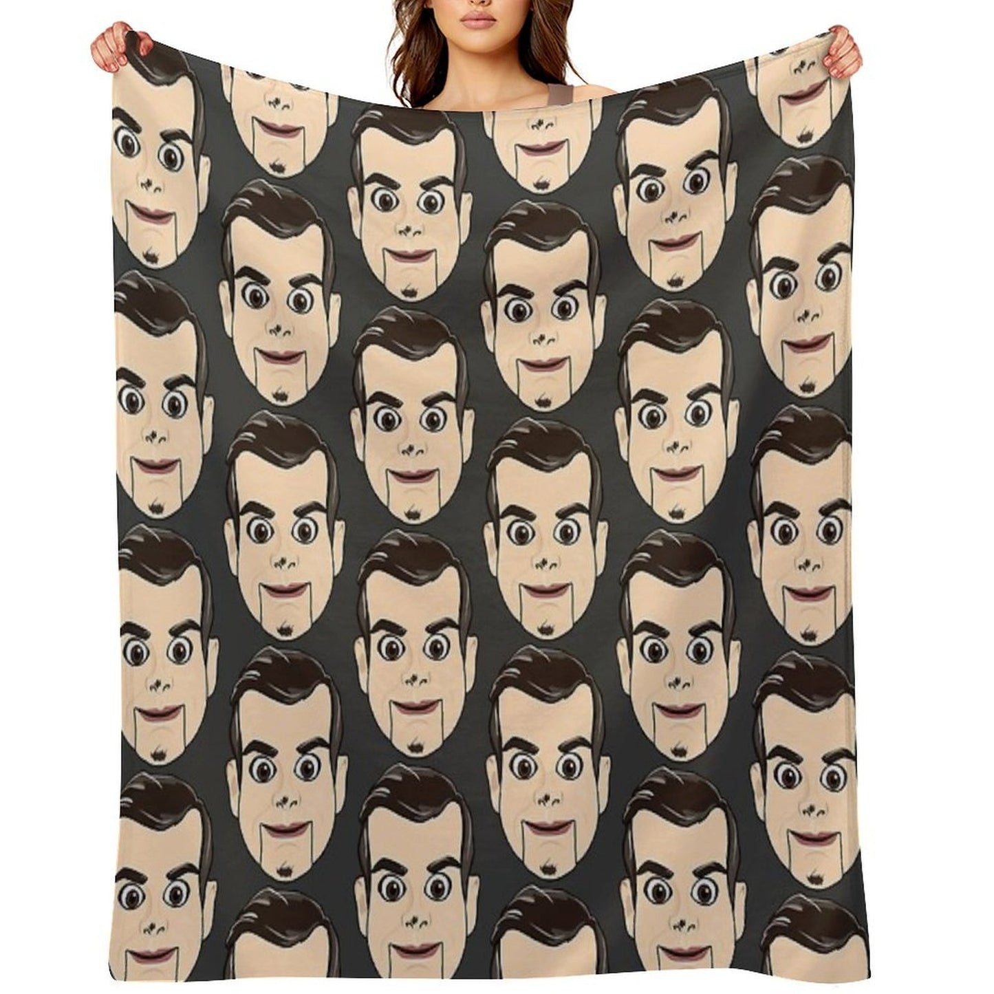 Slappy Movie Wrinkle-free Throw Blanket