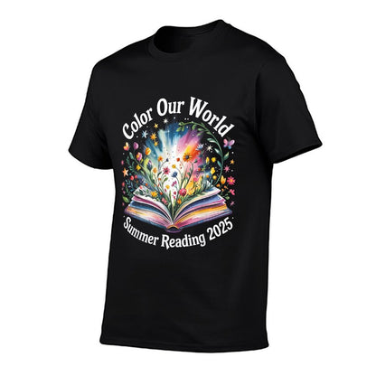 Color Our World Summer Reading 2025  Versatile T-Shirt