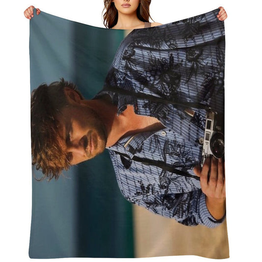 Tom Felton Sticker Blanket Plush Throw Blanket