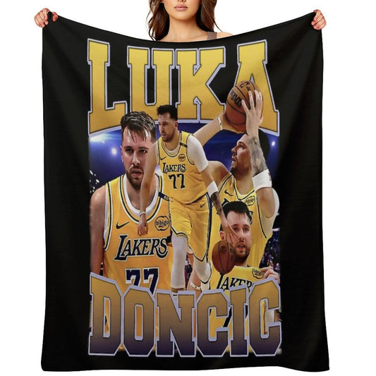 Luka Doncic Lightweight Throw Blanket