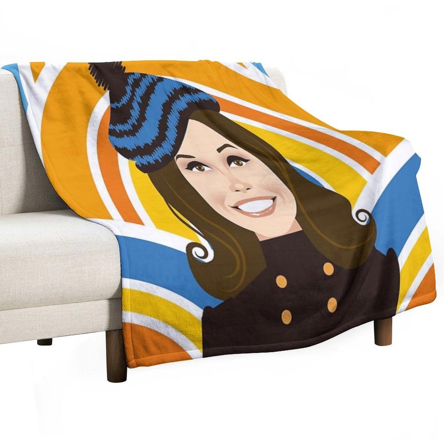 Mary Eco-conscious Throw Blanket