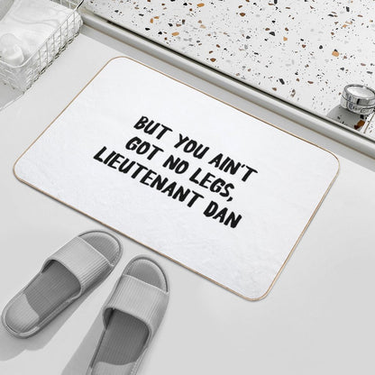 Forrest Gump Lieutenant Dan Funny Durable Bath Mat