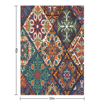 Mosaic of Elegance Comfort Throw Blanket