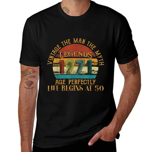 Mens Vintage 1972 Limited Edition 50 Year Old Gifts 50th Birthday  Classic T-Shirt