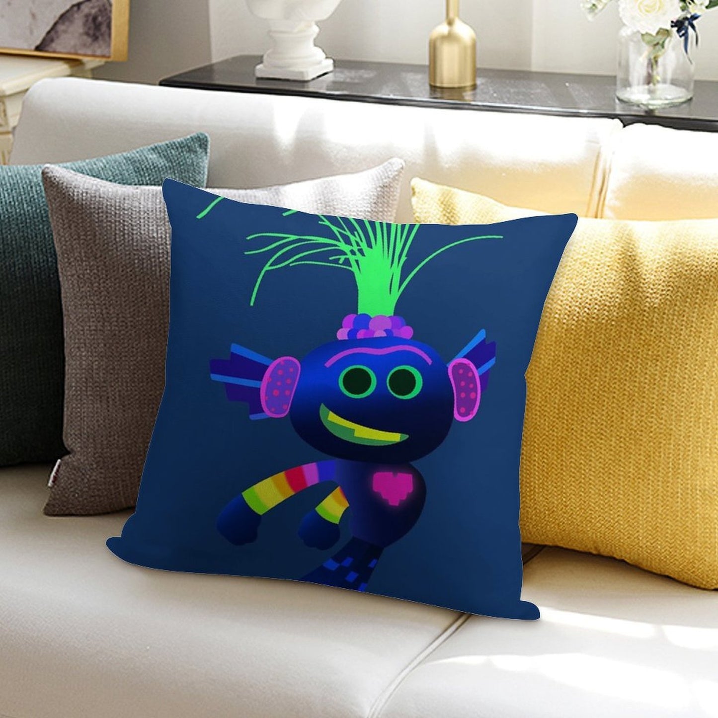King Trollex Soft Anti-Pilling Throw Pillow