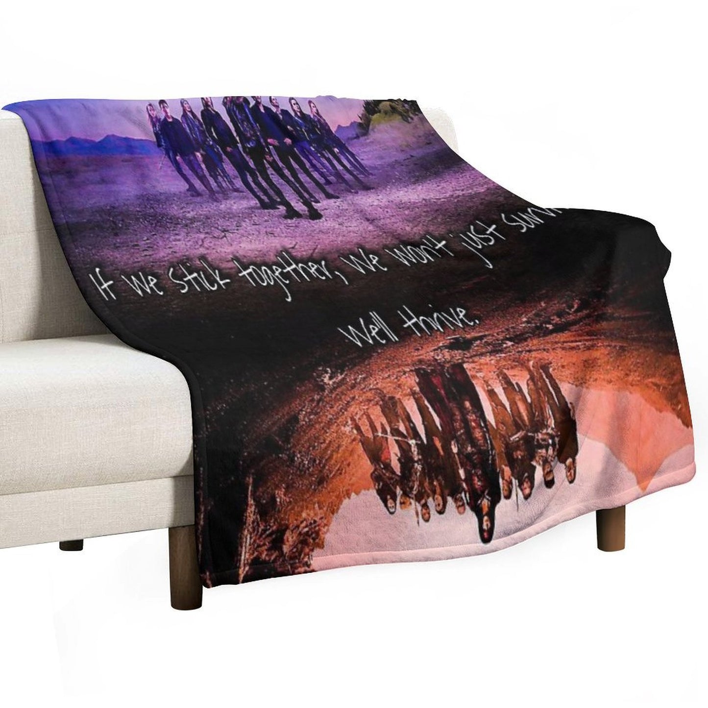One Crew The100 Machine-washable Throw Blanket