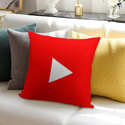YouTube Pillow Soft Easy Maintenance Throw Pillow