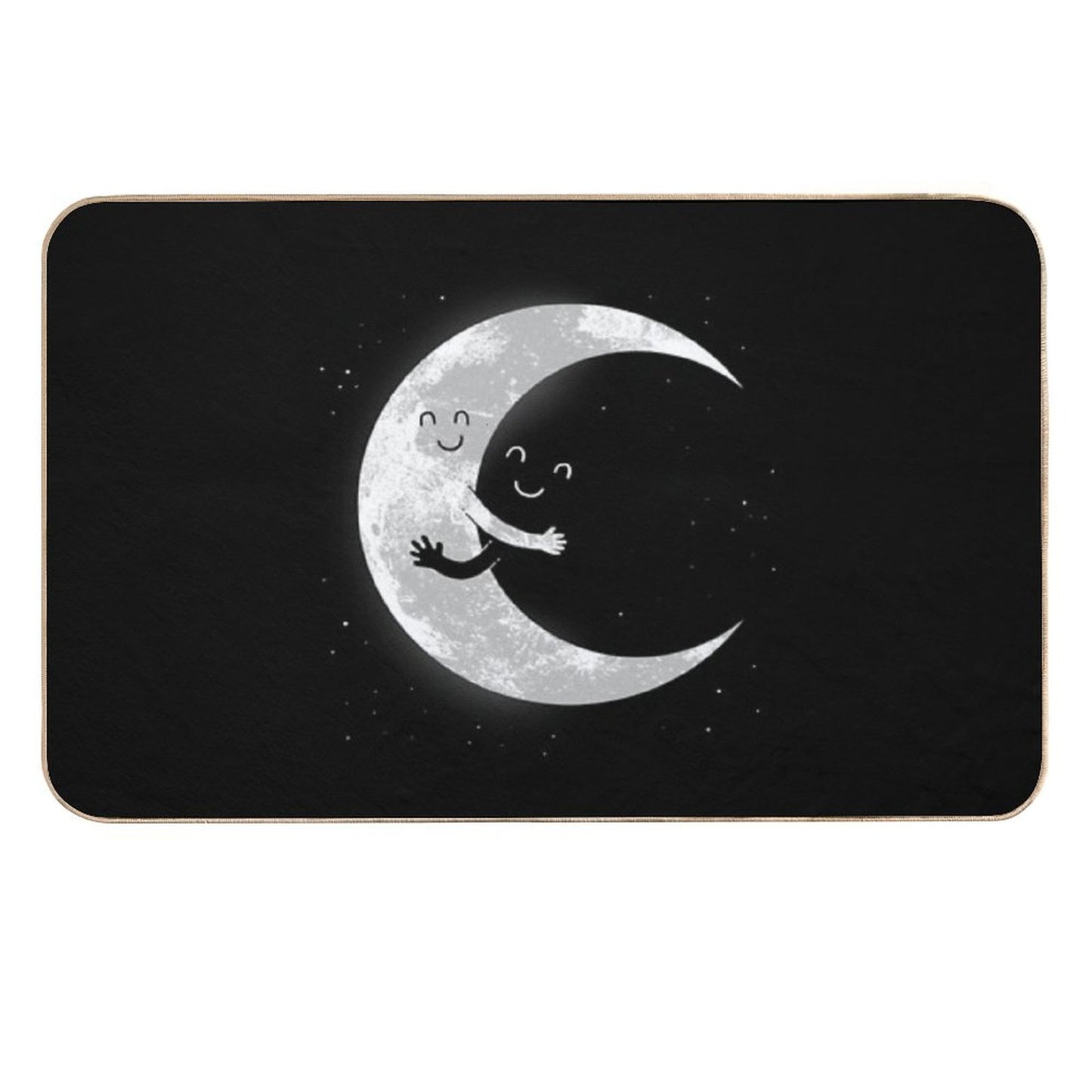 Moon Hug  Fade-Resistant Bath Mat