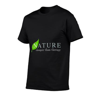 Nature T - Nature Cheaper Than Therapy  Lightweight T-Shirt