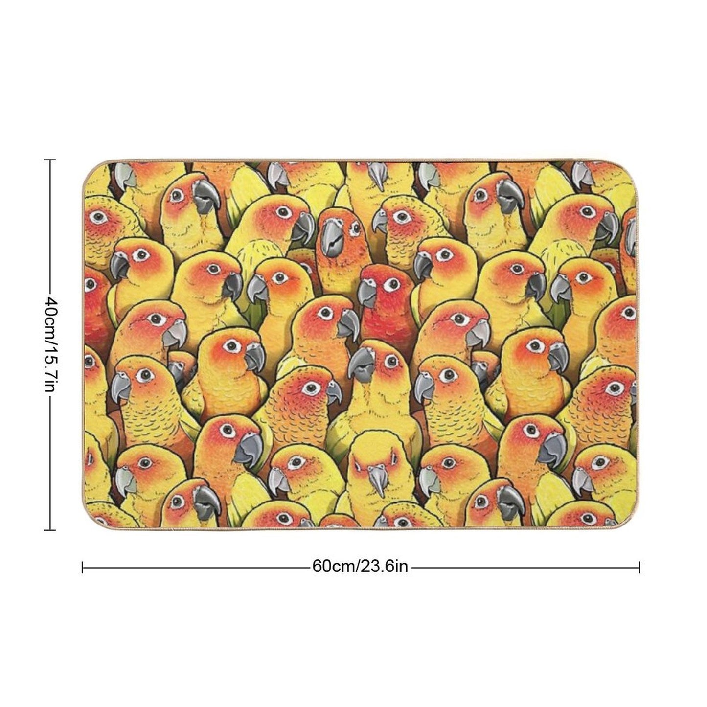 Sun Conures  Versatile Bath Mat