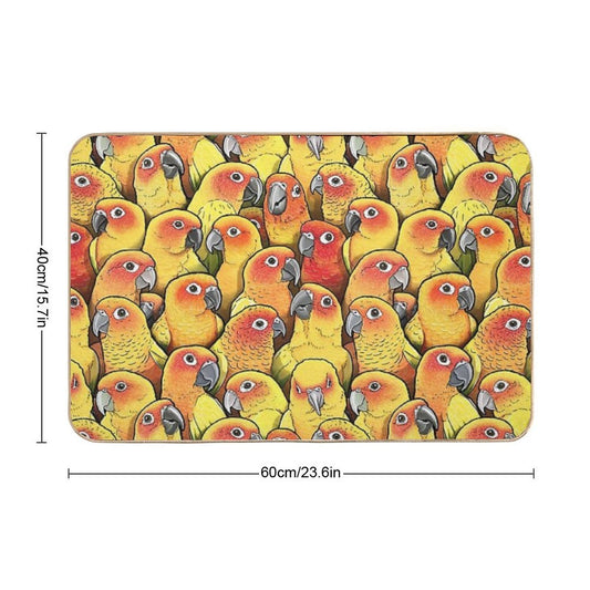 Sun Conures  Versatile Bath Mat