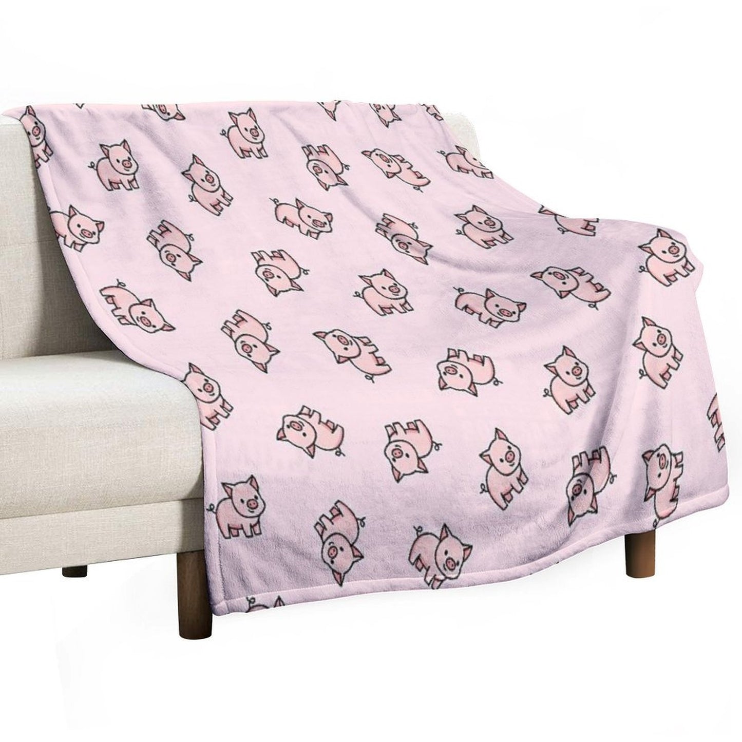 Pig Premium Throw Blanket