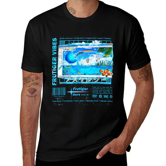 Frutiger Aero Fashion Collection - Frutiger Vibes  Wrinkle-resistant T-Shirt