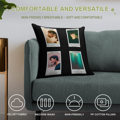 Wincent Weiss Lyrics HD Sticker Set  T Shirt Soft Ultra-Soft Texture Throw Pillow